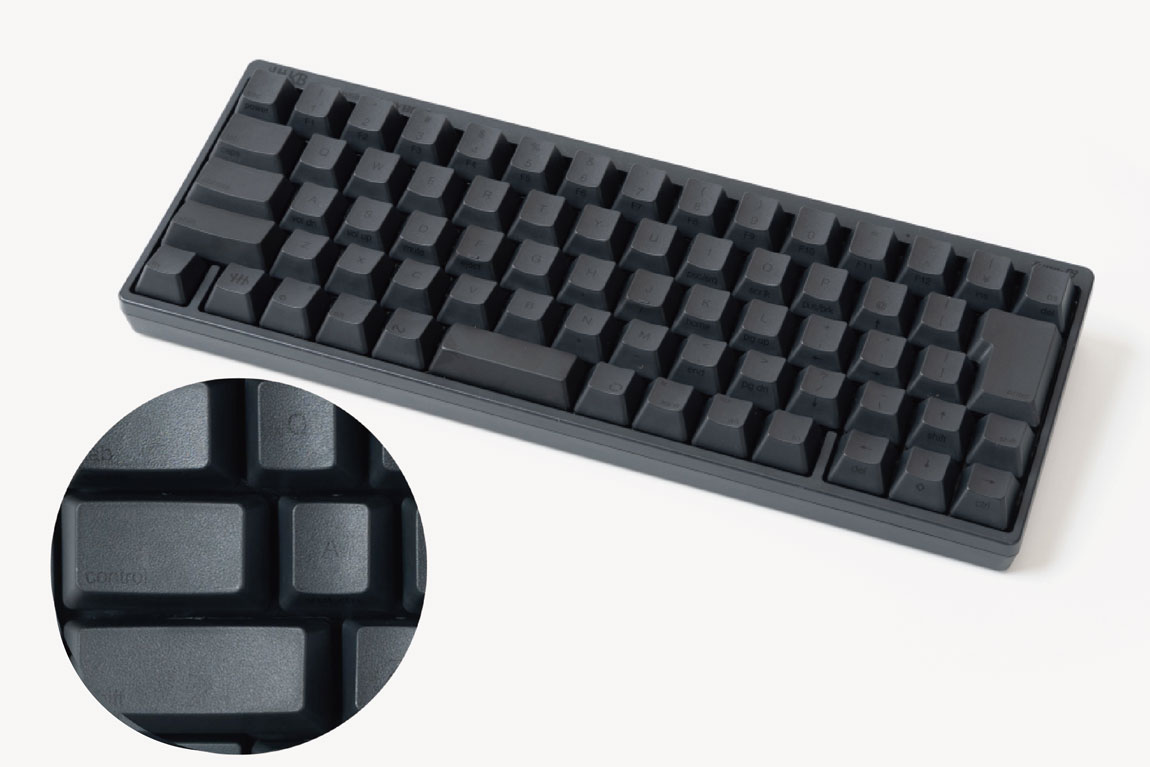 PRESS RELEASE | HHKB Professionalシリーズ白・墨の中央印字デザイン