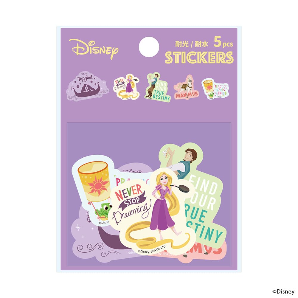 ステッカー 5PCSセット [塔の上のラプンツェル]｜株式会社PGA
