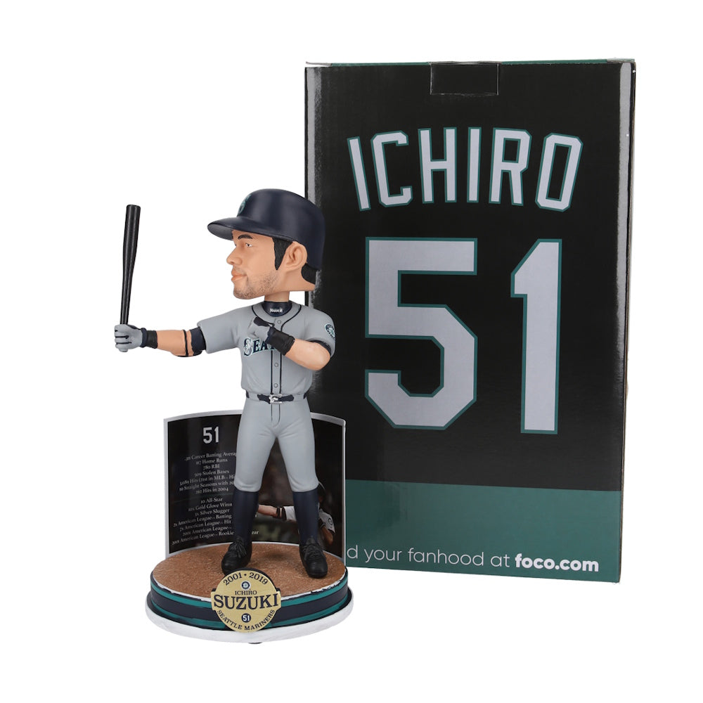 ICHIRO イチロー - MLB公式・限定 Collector's Bobblehead (記念台座付