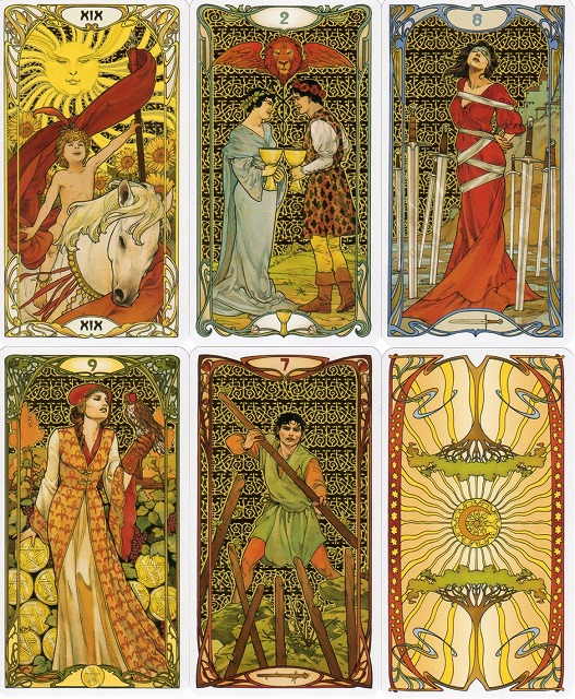 絶版プレミア】アール・ヌーヴォータロット 絶版アール・ヌーヴォー