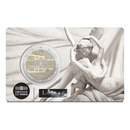 2 euro France 2025 BU Musée du Louvre Blister JOCONDE | Philatelie72
