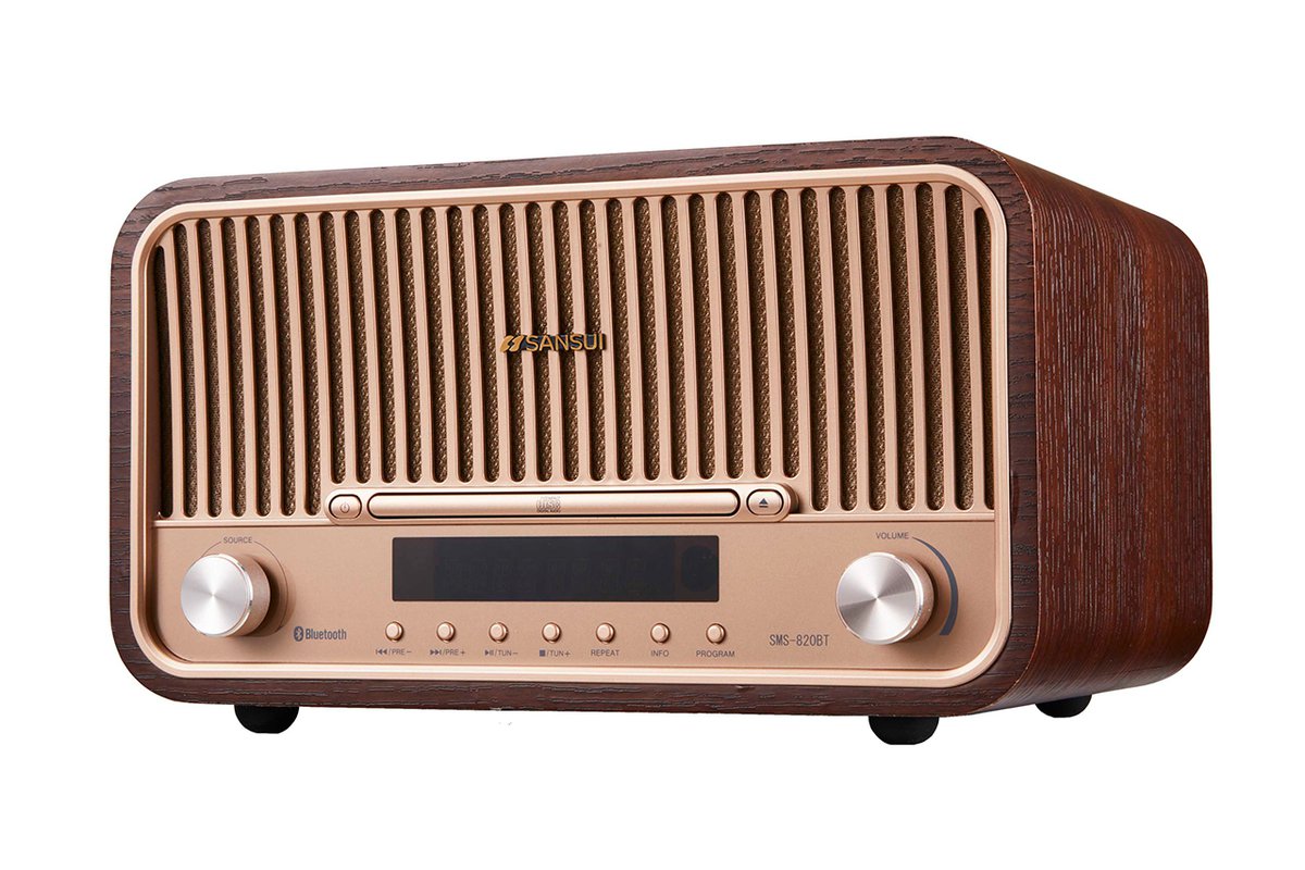 SANSUI、70年代イメージしたレトロデザイン採用のBluetooth対応CD