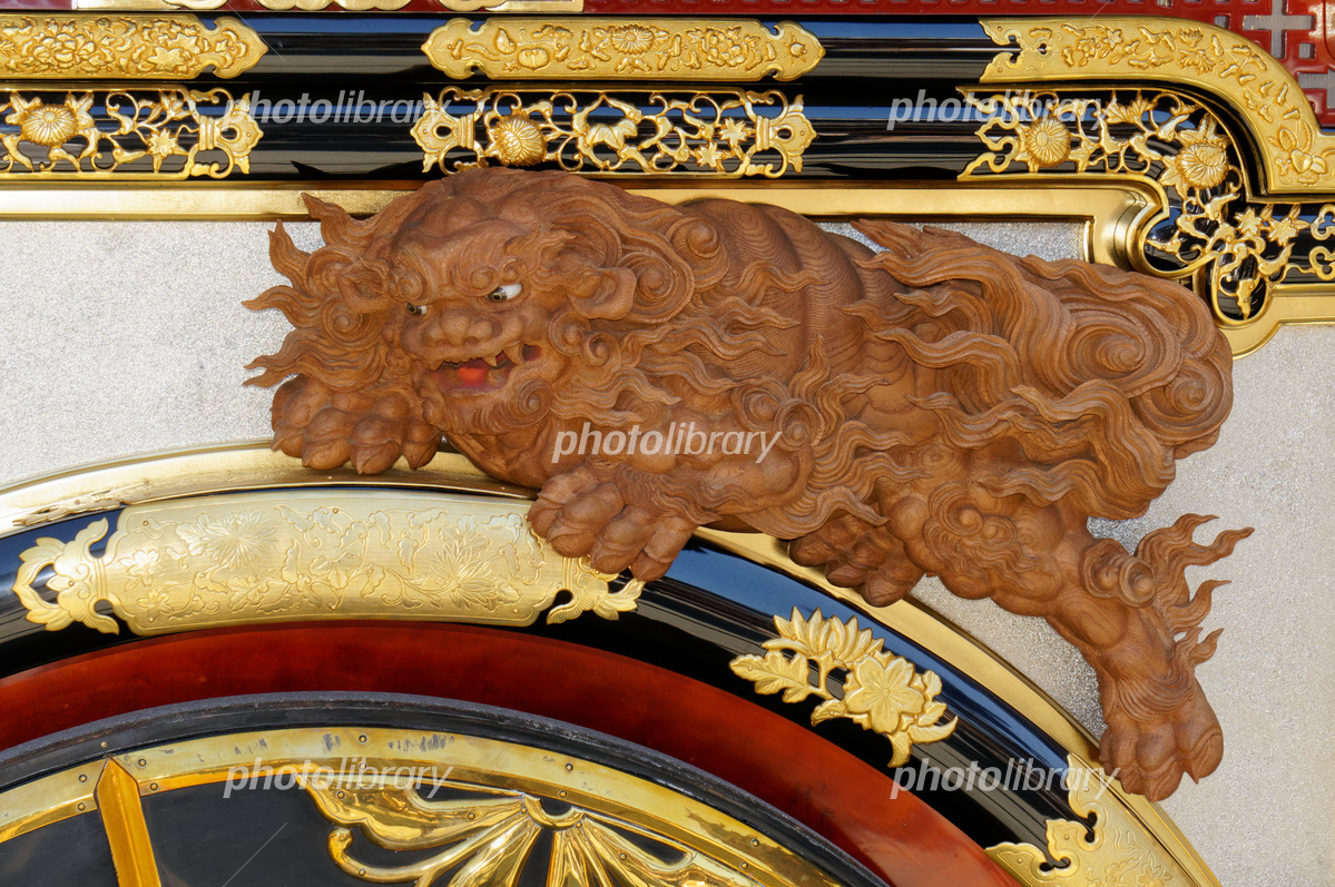 唐獅子の彫刻 豊明台 写真素材 [6220791] - フォトライブラリー