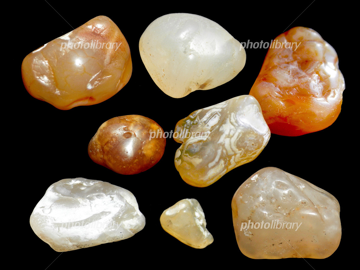 原石めのうの詰め合わせ 写真素材 [6485858] - フォトライブラリー