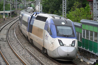 韓国鉄道 KORAIL 140000系 KTX山川 写真素材 [7309045] - フォトライブ