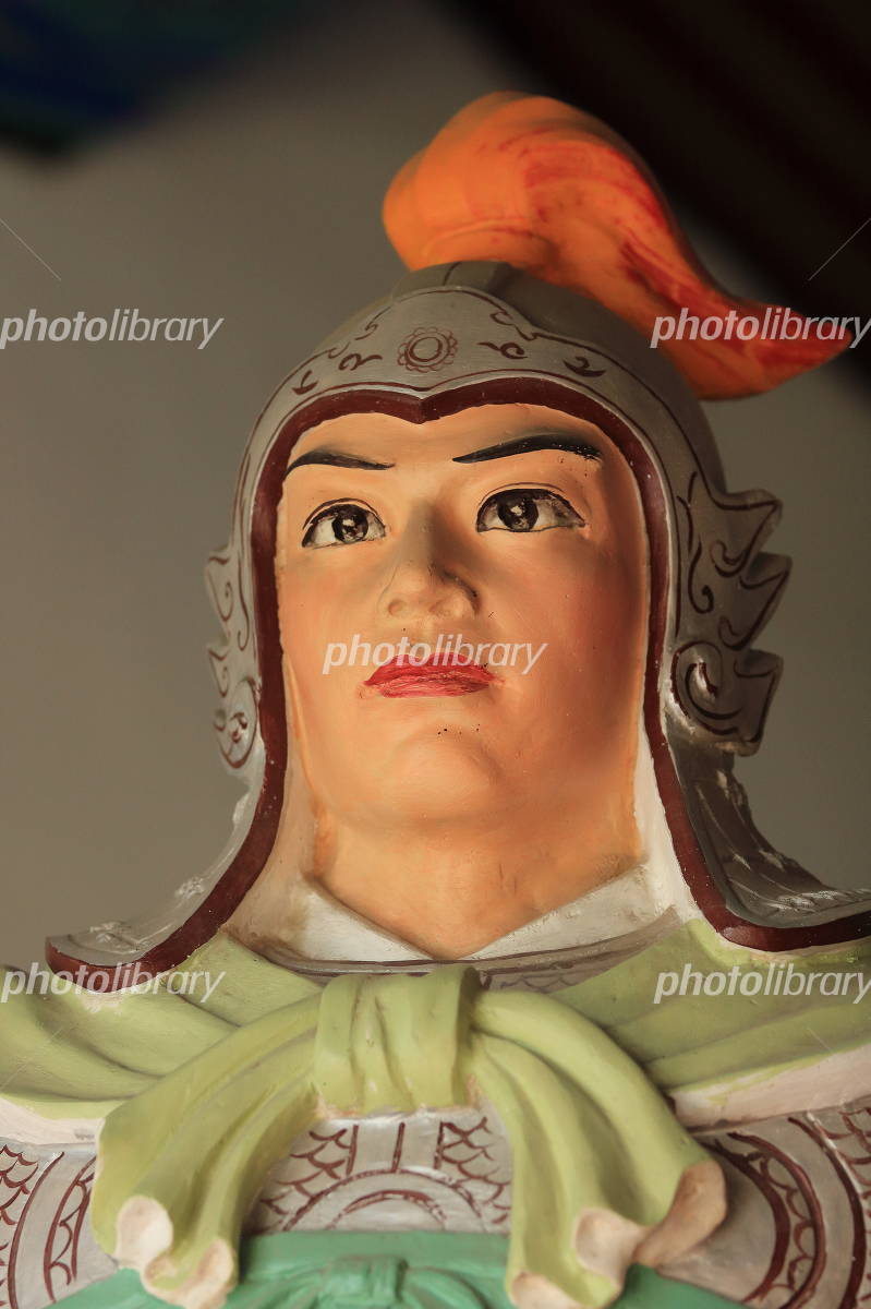 中国 河北省 正定県 趙雲廟 趙雲像 写真素材 [4941681] - フォトライブ