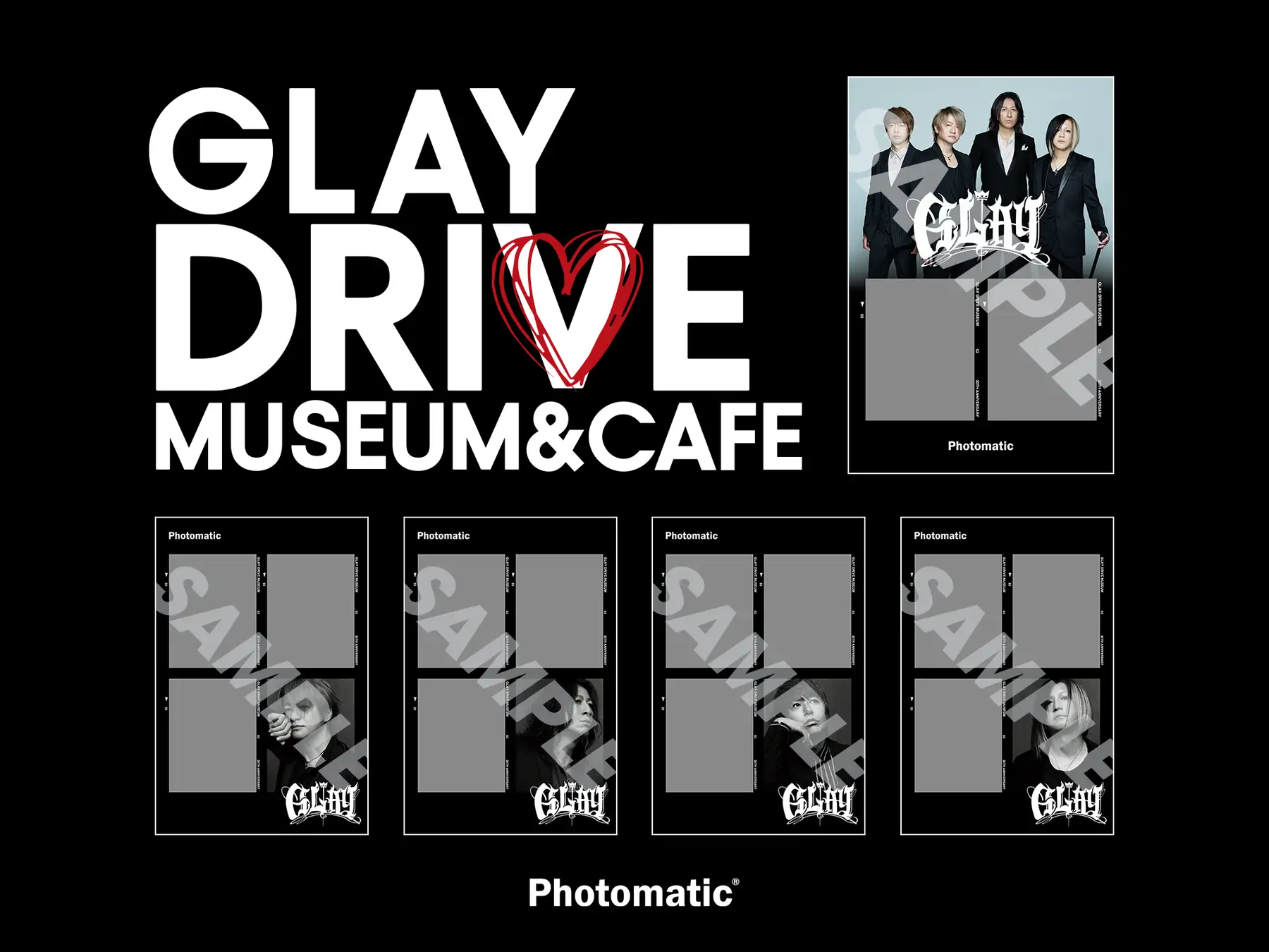 GLAY30周年YEAR BEST ALBUM “DRIVE” 発売記念イベントにPhotomaticが