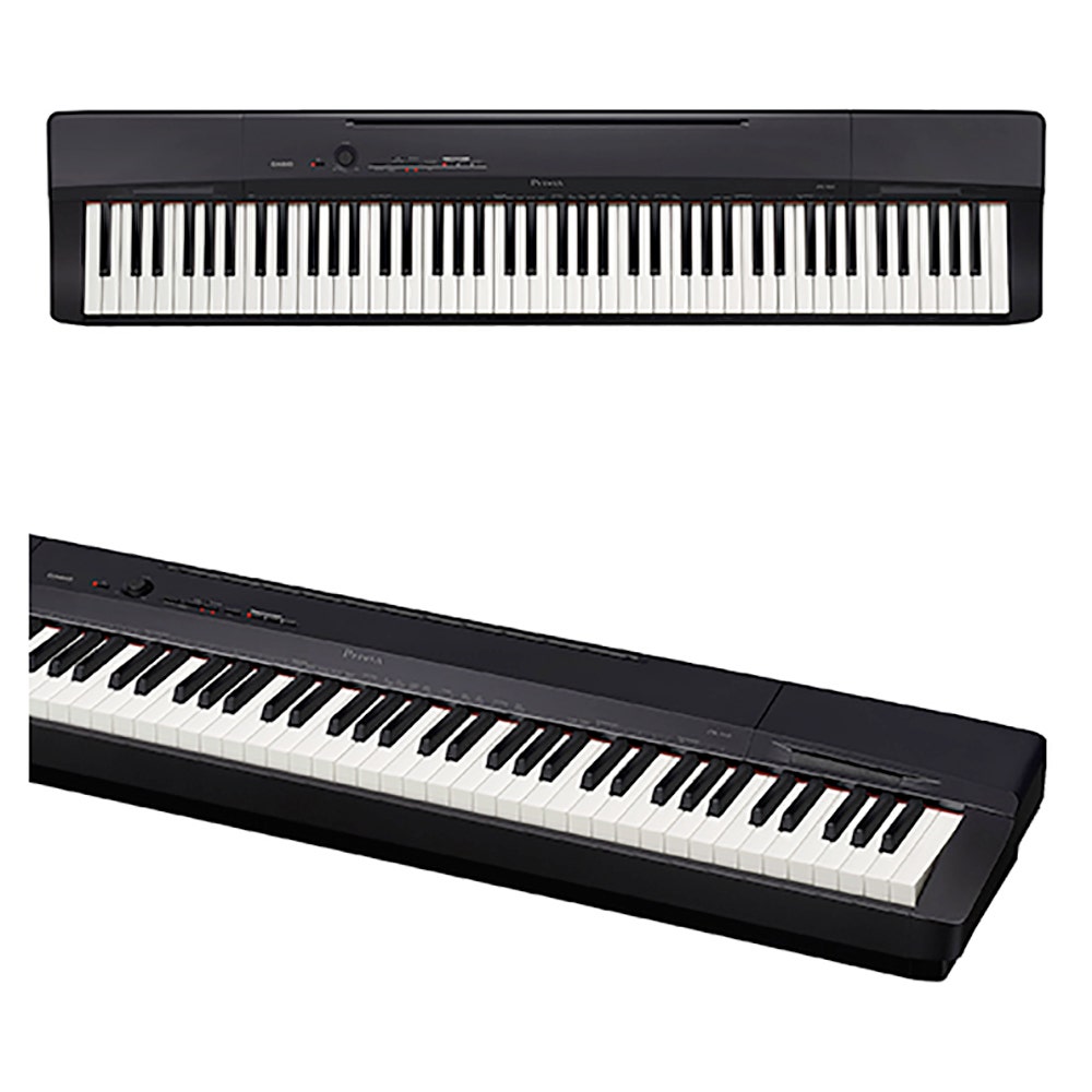 Casio Privia PX-160 88-Key Digital Piano Black with Gig Bag