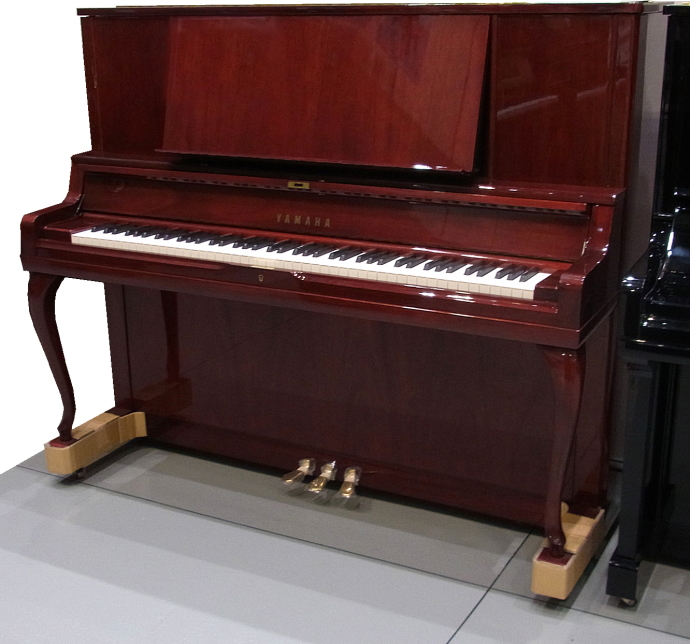 YAMAHA ヤマハ アップライトピアノ グランドピアノ 椅子 ワインレッド