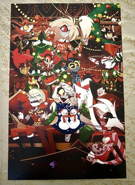 HAZBIN HOTEL - HOTEL STAFF - HOLIDAY 2025 POSTER EUR 79,99