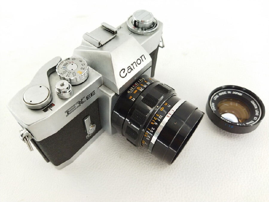 動作確認済】Canon EXEE EX50mm f1.8（明るいファインダー） 動作確認