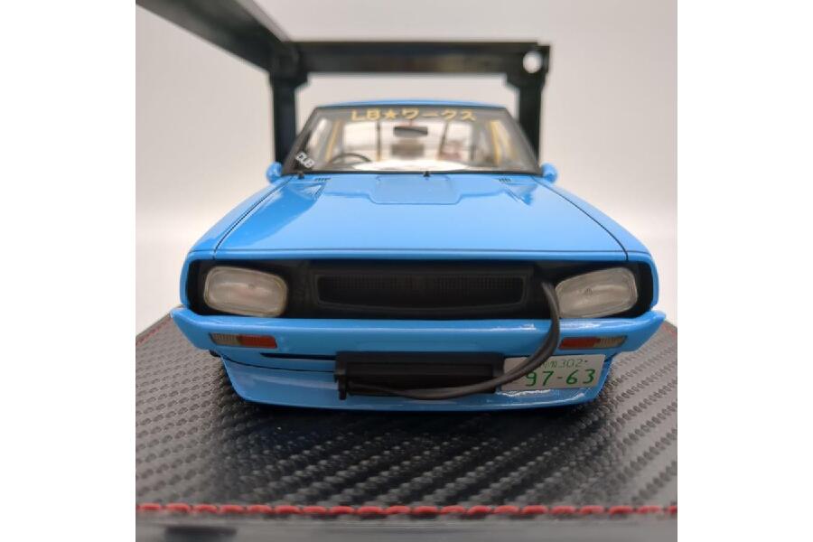 イグニッションモデル LBWK KPGC10 青 ミニカー 限定版 1/18