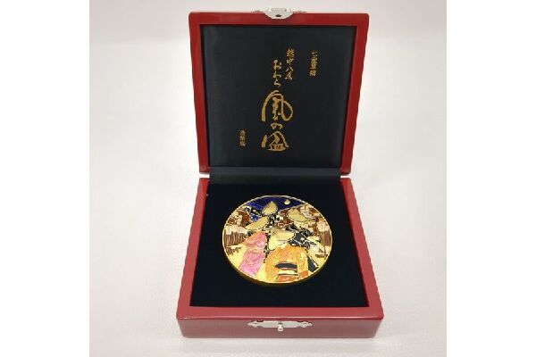 メダル】 「七宝章牌 日本の祭りシリーズ 越中八尾 おわらの風の盆