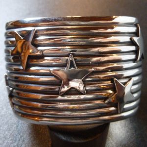 ナバホ族アンディキャドマン作 スターリンシルバー 21号 インディアン