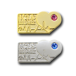 ピンバッジ制作実例：社会医療法人財団石心会 狭山病院 | オリジナル