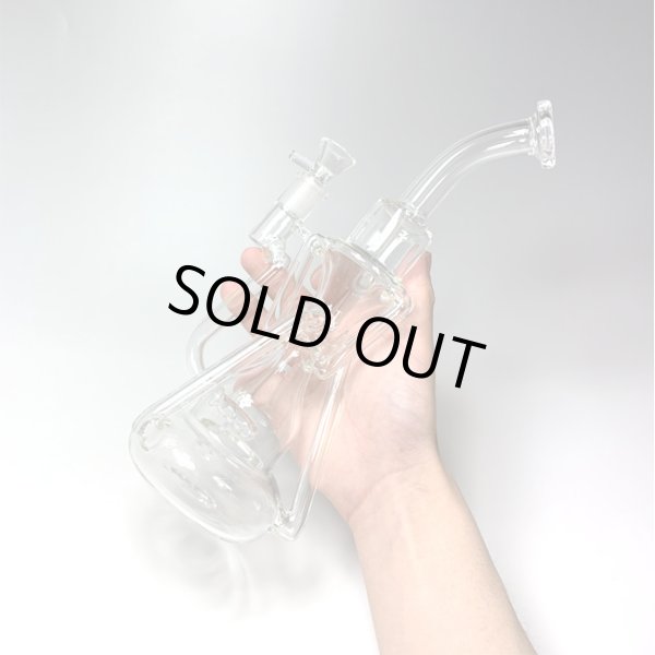 アイスガラスボング リサイクラー 28cm
