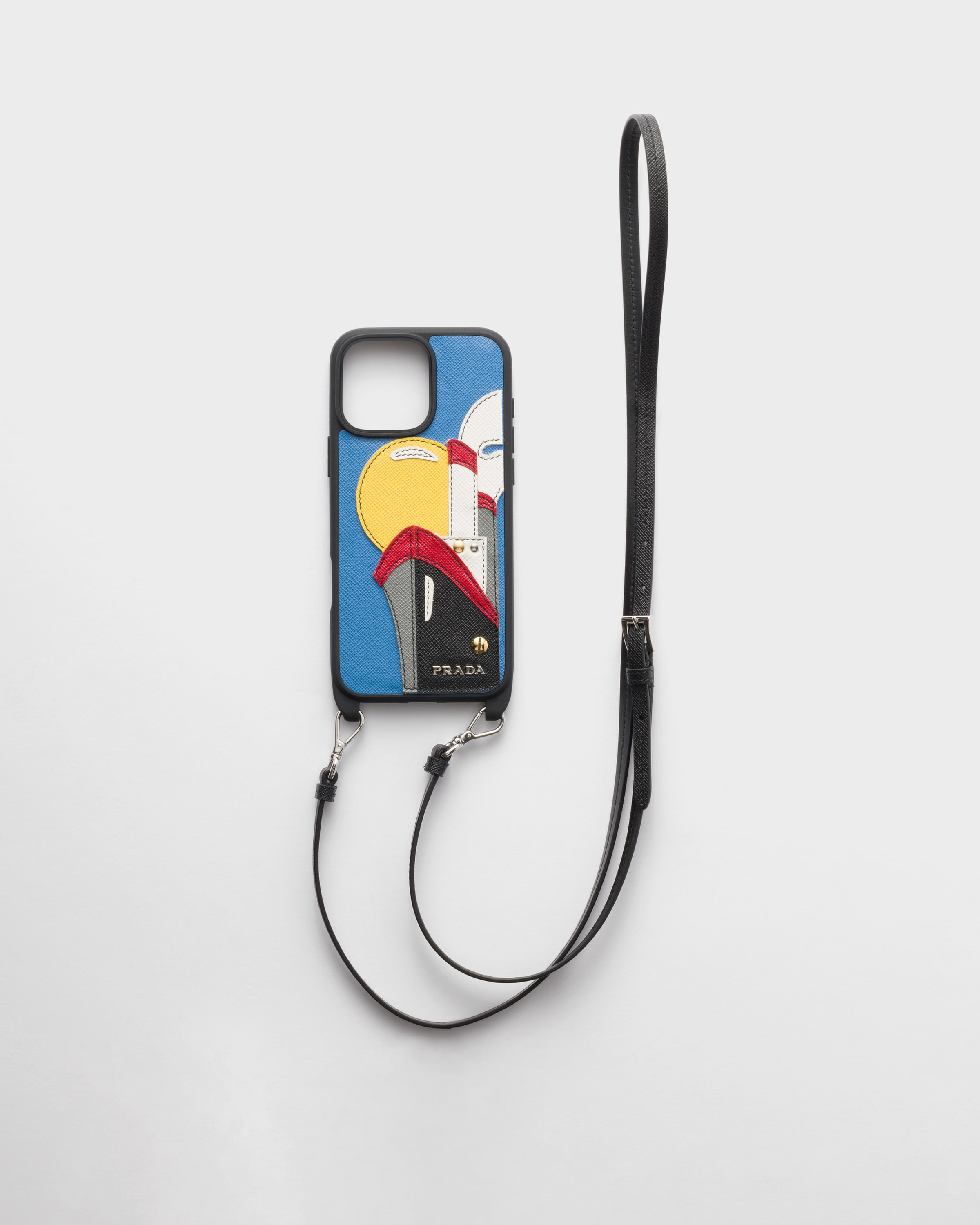 PRADA iPhone16pro ケース（薄い水色） PRADA iPhone16pro ケース