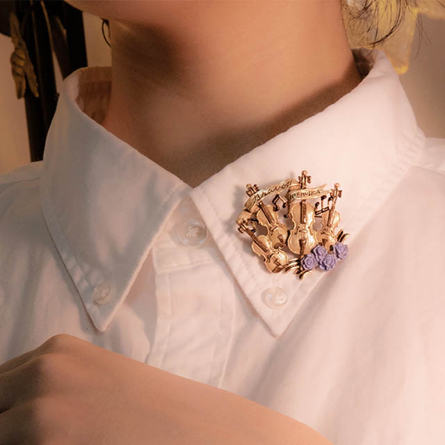 miyako】くるま・Hi!吹き出し・メンダコ ブローチ miyako】くるま・Hi