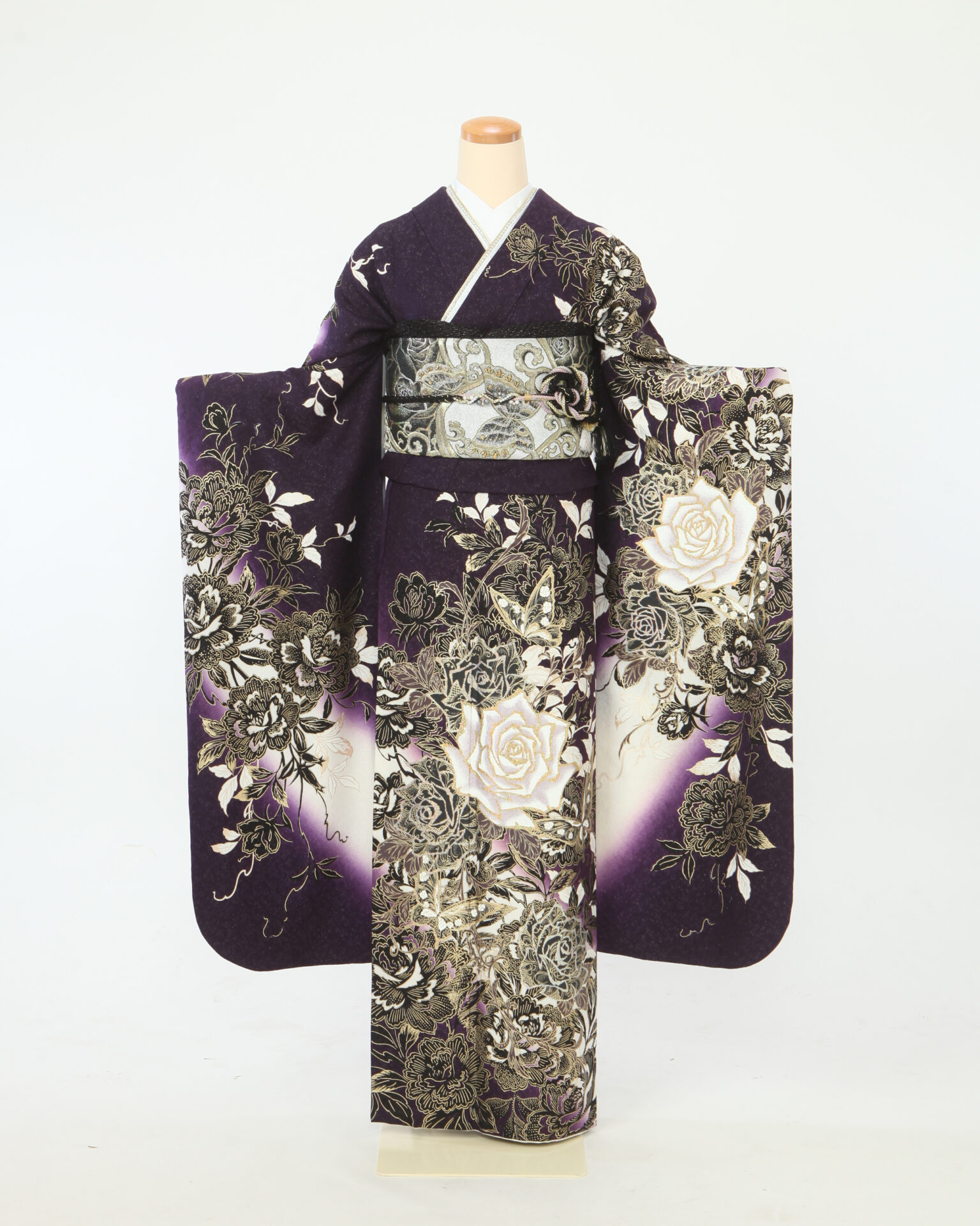 振袖 豪華 刺繍 金彩 大輪 身丈166cm 撥水加工済 振袖 豪華 刺繍 金駒