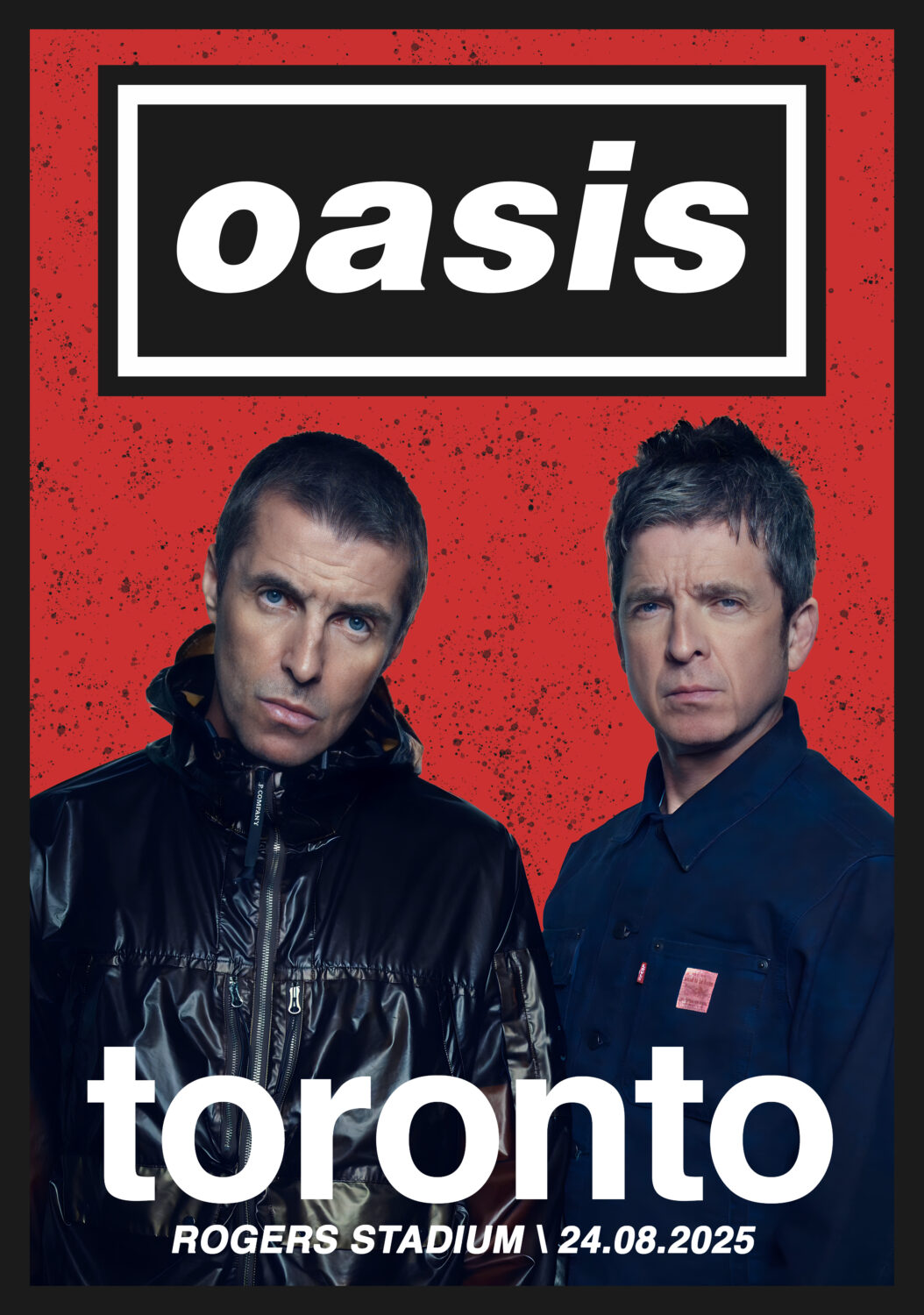 OASIS live '25 Tour TORONTO Rogers Stadium - 24 August 2025 Poster