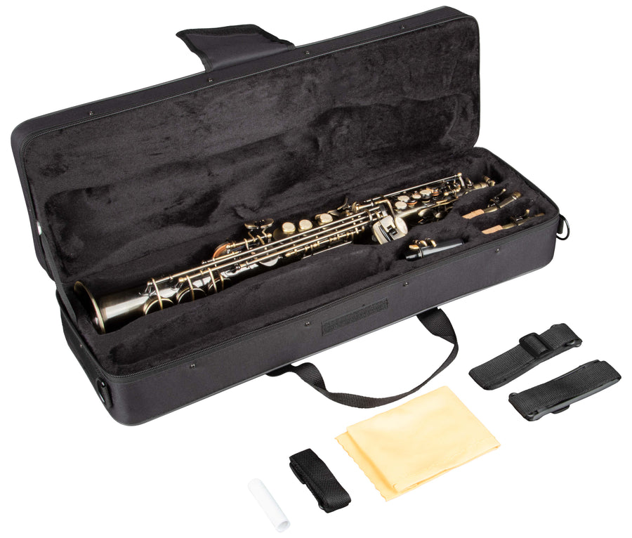 Grassi GR SSP830 Soprano Saxophone in B♭ with 2 Necks