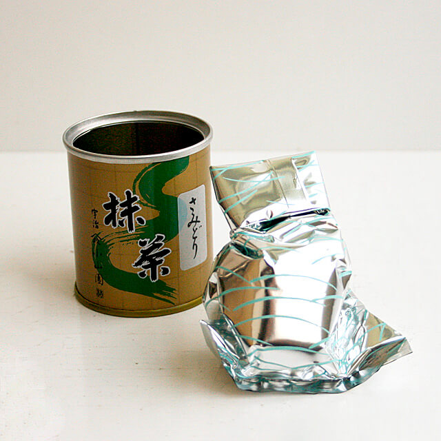 京都宇治 抹茶 山政小山園 さみどり×1、四方の薫×2 30g 3缶セット 京都