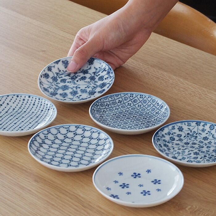 丸直製陶所 染付小皿 レモングラス ※ | 食器と料理道具の専門店「プロ