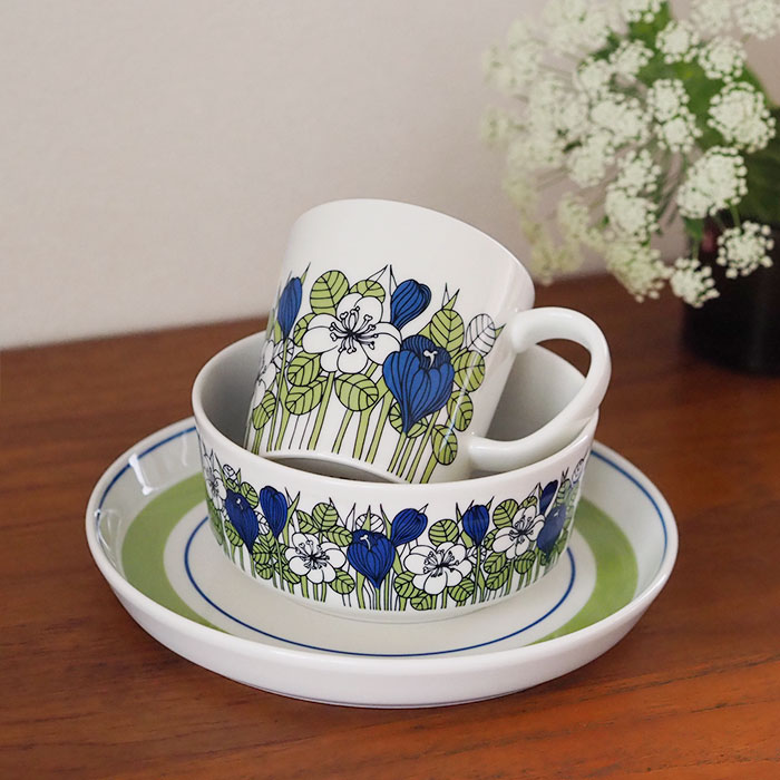 アラビア クロッカス ボウル 13cm グリーン / ARABIA Krokus | 食器と