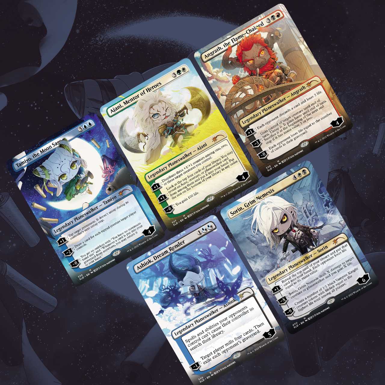 未使用】精神を刻む者、ジェイス Secret Lair プレイマット スリーブ