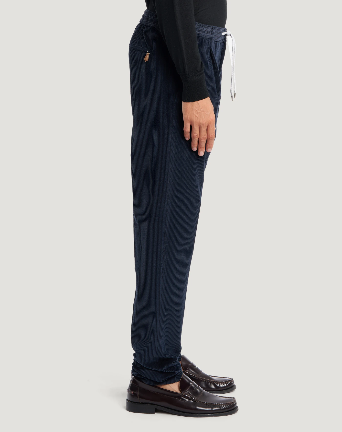 メンズコーデュロイ パンツ ネイビー | PT Torino