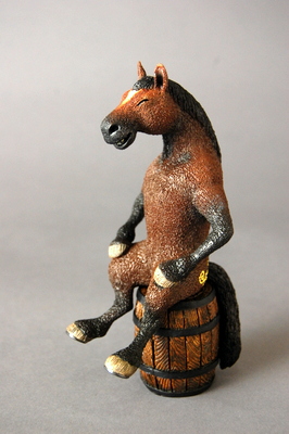 朝隈俊男さん 2013年 干支指人形 巳 み フィギュア 7センチ サイン