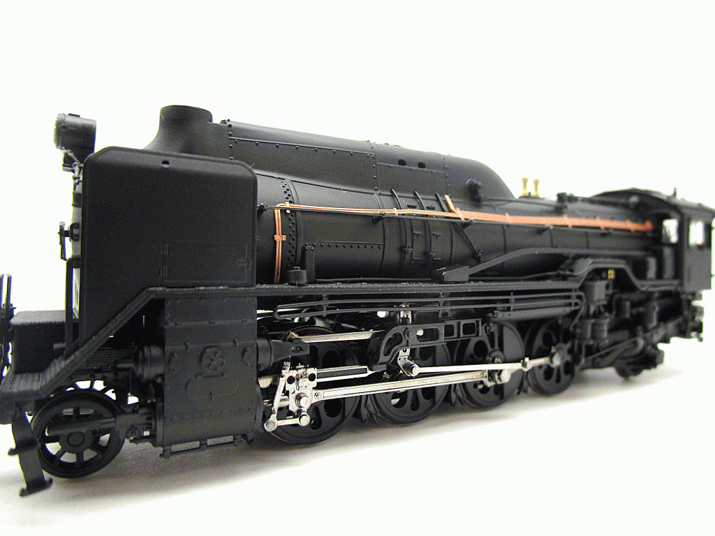 天賞堂】 D51形 蒸気機関車 鉄道模型 HOゲージ コントローラー付き 天