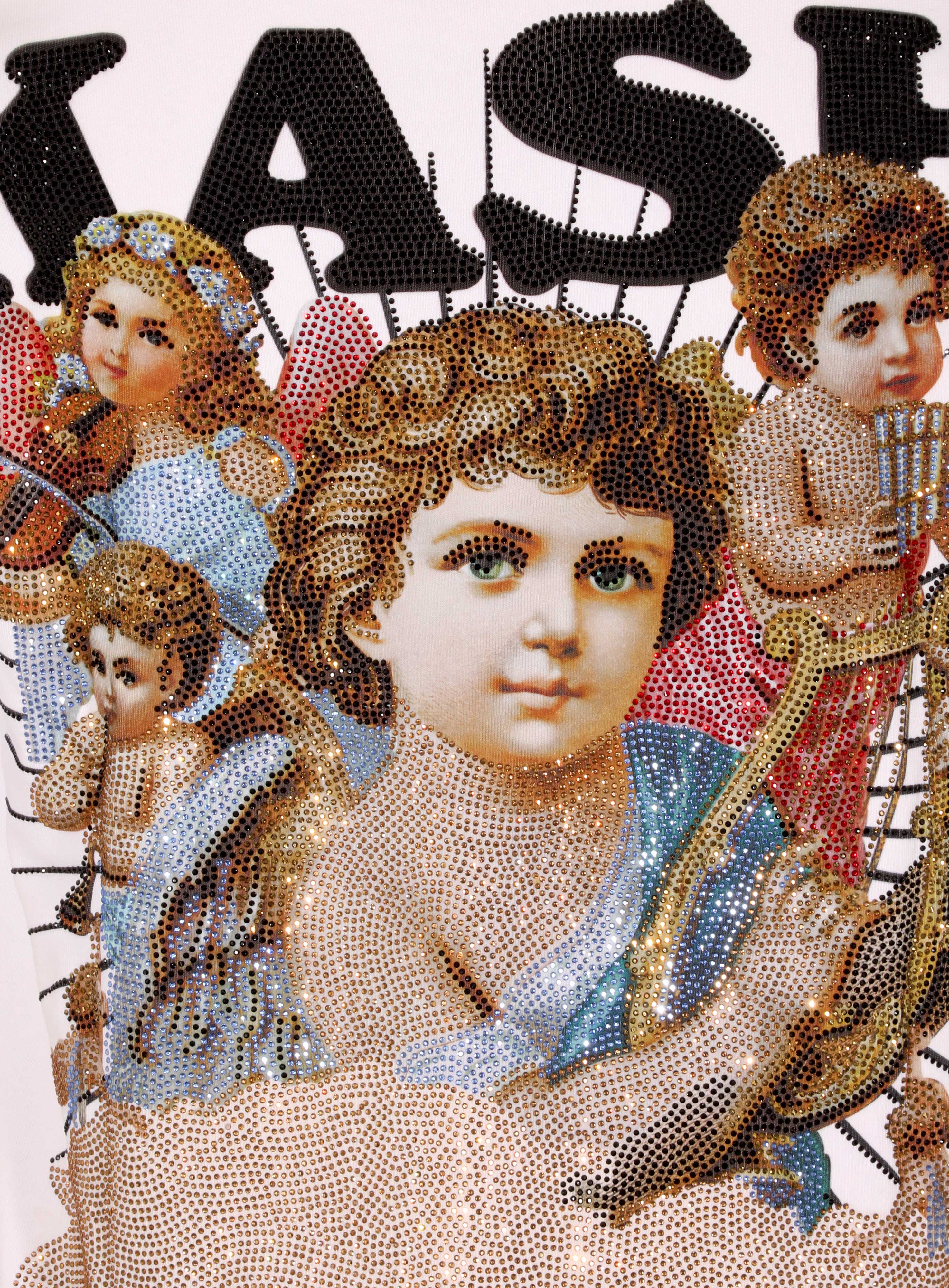 Baby Angel Crystal Tee - White - PureAtlanta.com