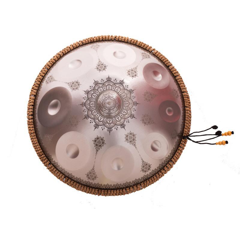 ミニ Datura ハンドパン ドラム 440/432Hz 18 インチ 9 ノート G キー