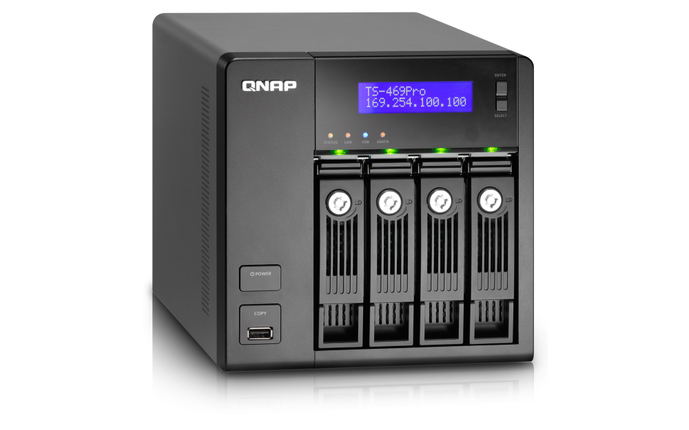 QNAP TS-469U-RP ラックマウント型NAS 4TBx4 WD RED 【公式通販】 QNAP