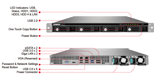 TS-469U-RP | Hardware Specs | QNAP (US)