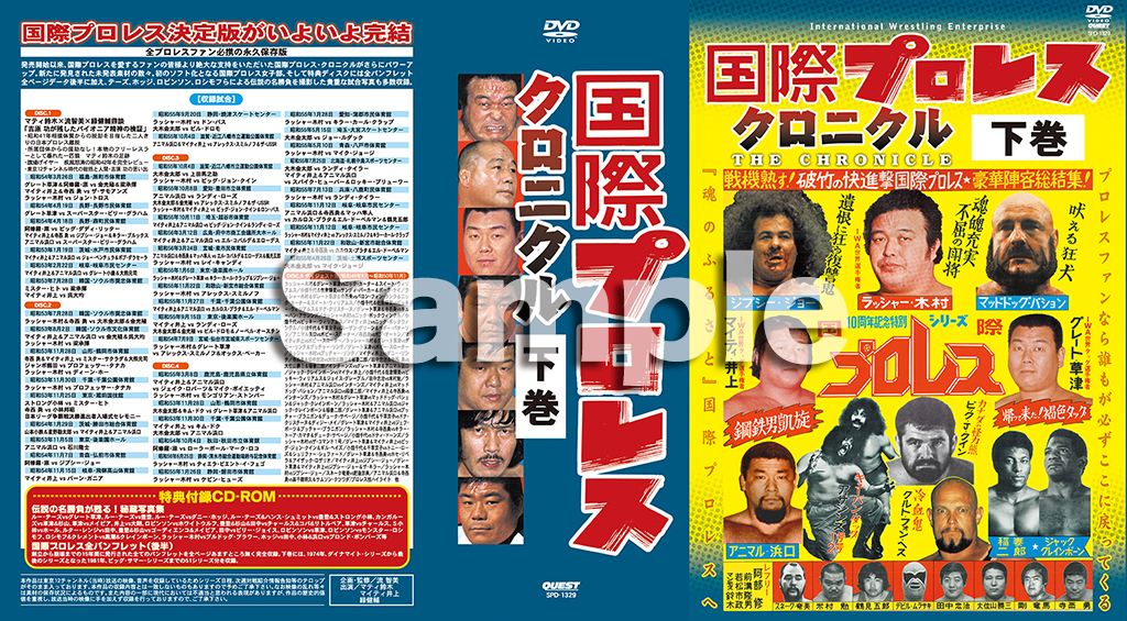 国際プロレス クロニクル 下巻
