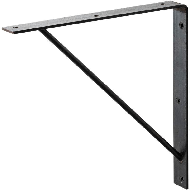 一点物レトロ真鍮棚受300mm✗350mmブロンズ木ネジ付2個