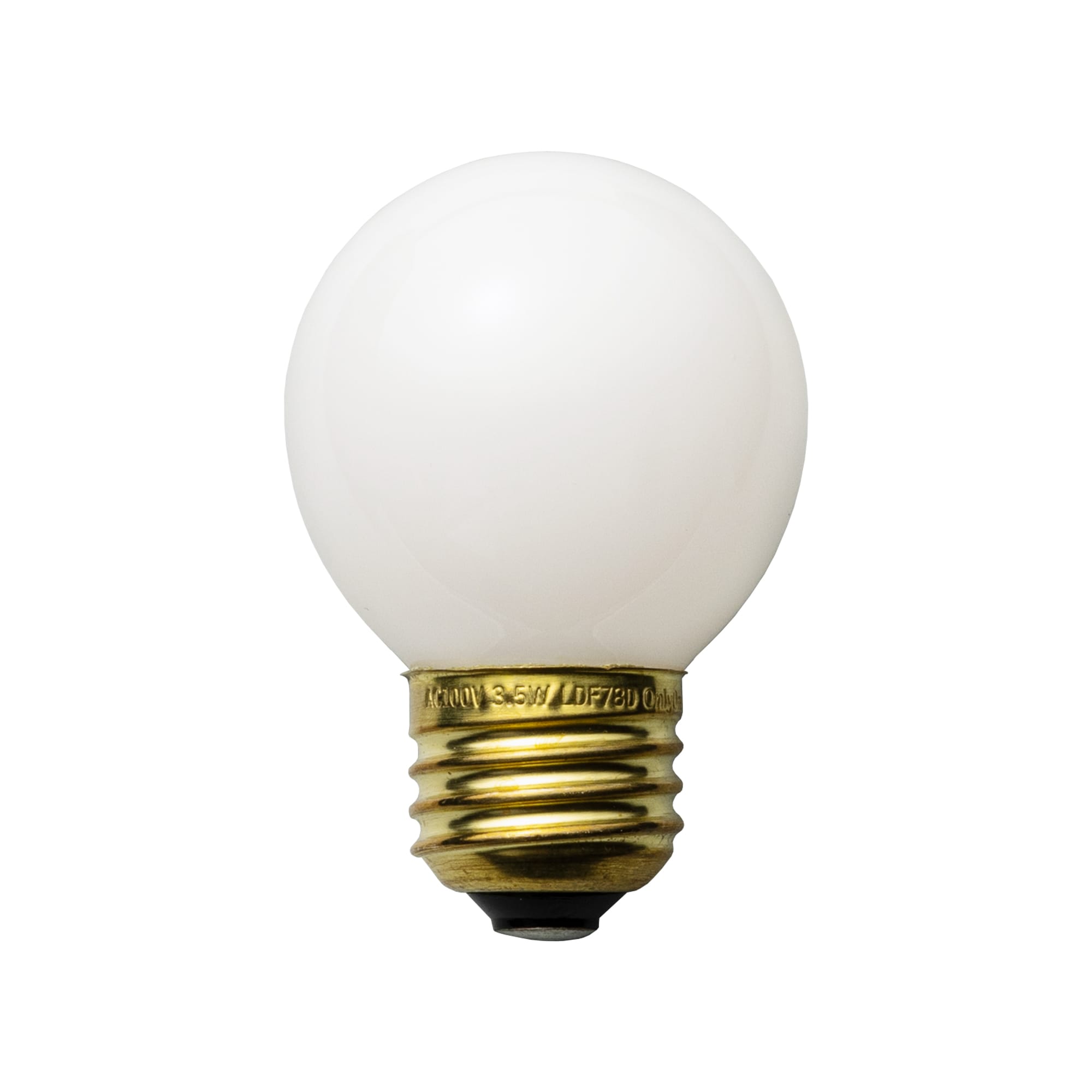 フロストLED電球 φ50(E26)40W相当 スノー 2700K電球色 | LT-BB008-09