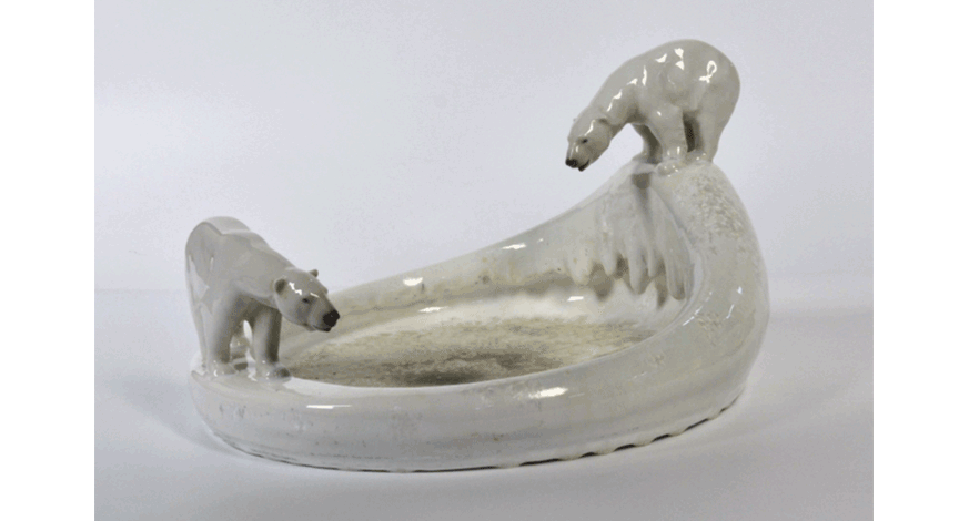 新商品 アンダーグレイズ フィギュリン ホッキョクグマ|ロイヤル