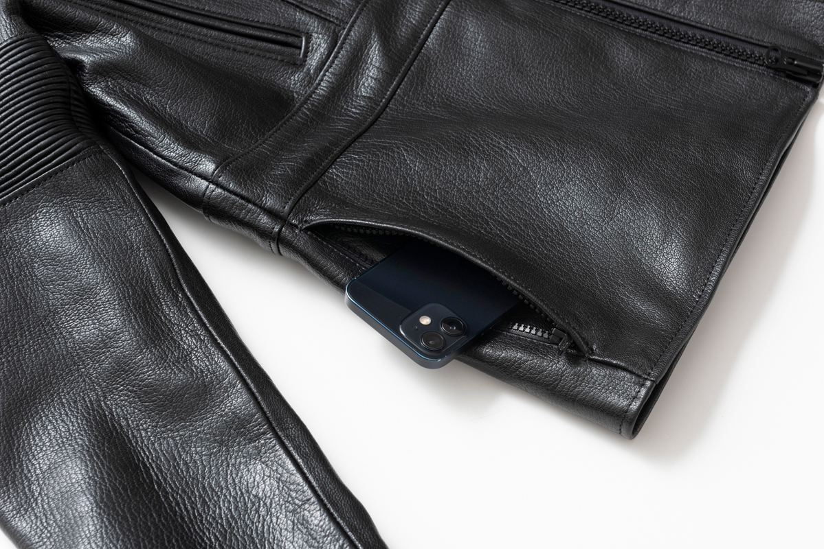 美品 ロアーズオリジナル ゴート 山羊革 サイズL レザージャケット