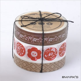 手作り・装飾／マスキングテープ：コフレ・ドュ・クチュリエ（Coffret