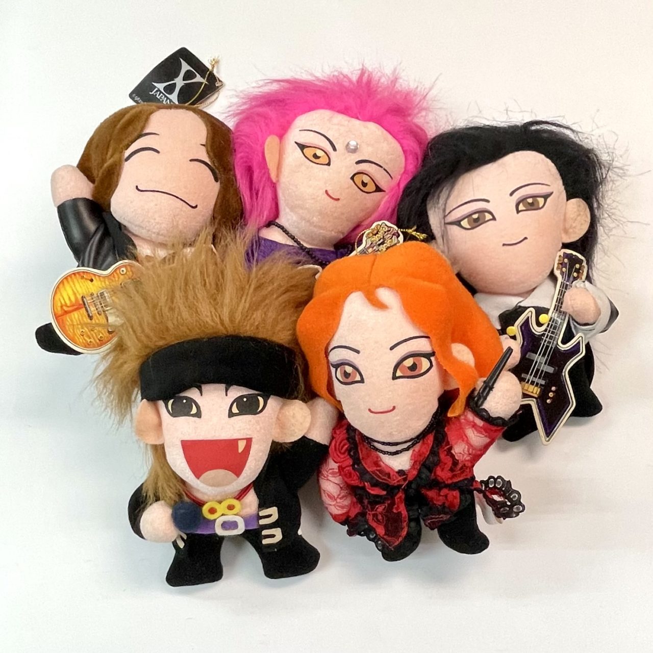 13.hide ぬいぐるみ 4体＆ギターコレクション 13.hide ぬいぐるみ 4体