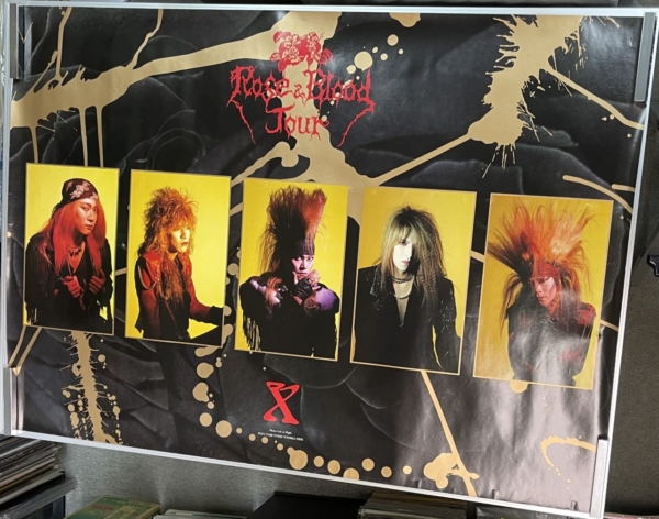 X JAPAN FAREWEEL ROSE & BLOOD TOUR ポスター 【公式通販】