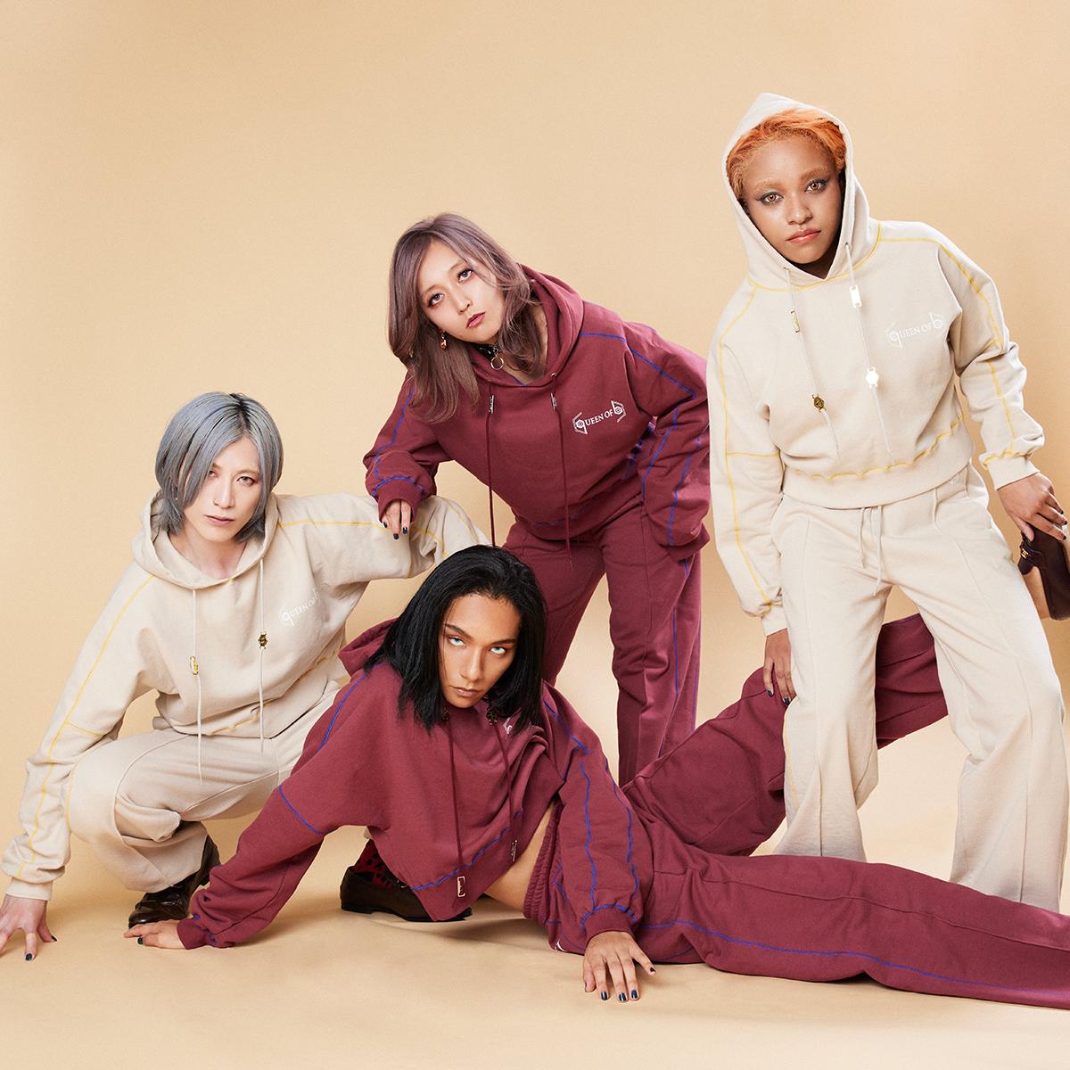 女王蜂 qb ORIGINAL 犬姫 SWEAT L スウェット アヴちゃん