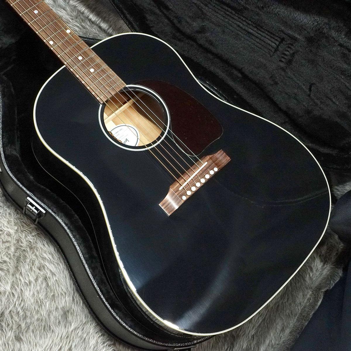 Gibson J-45 アコースティックギター ブラック Gibson J-45 Custom Ebony アコースティックギター【Gibson】【希少