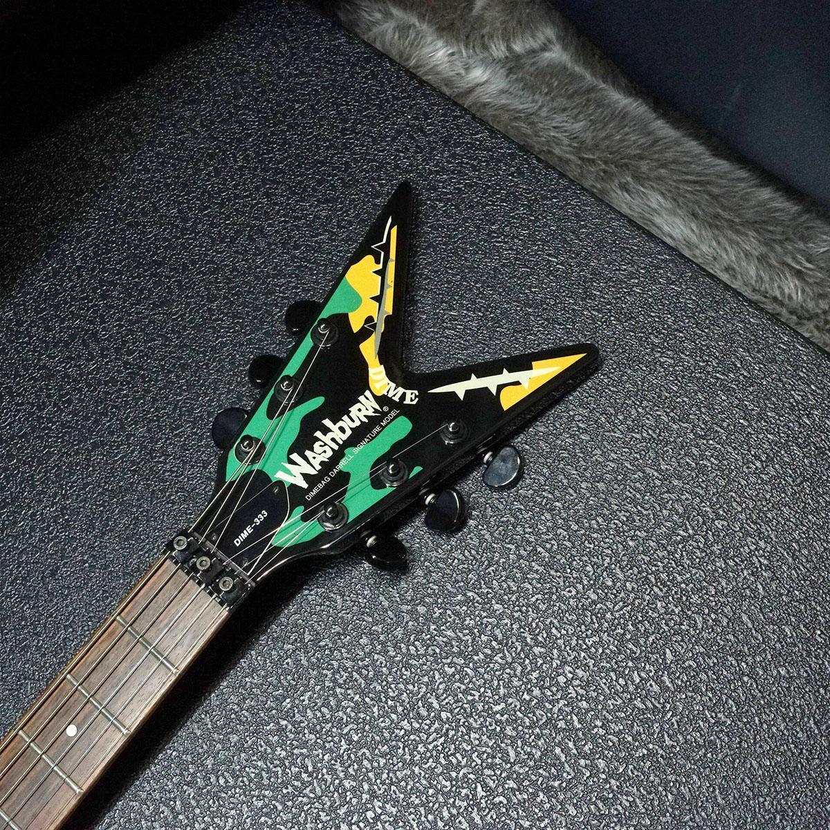 Washburn ワッシュバーン DIME-333 エレキギター Washburn 333 Dimeslime Green Burst 1996 – Chicago Music Exchange