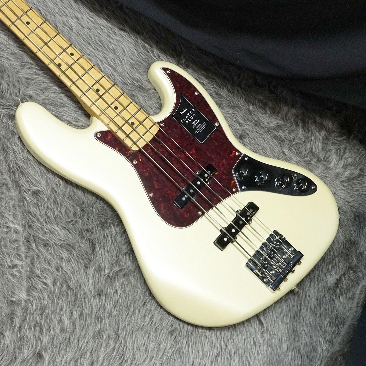Fender Mexico Player Plus Jazz Bass MN Olympic Pearl <フェンダー