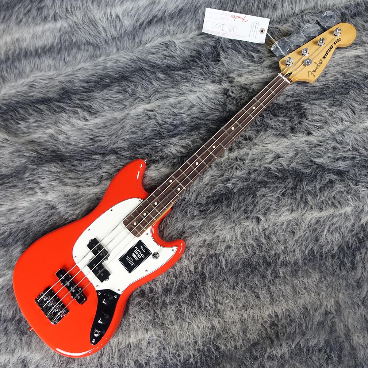 Fender Player II Mustang Bass PJ Coral Red｜平野楽器 ロッキン