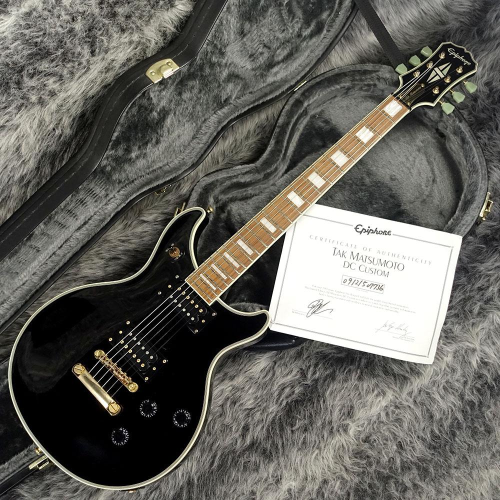 ギター Epiphone Tak Matsumoto DC Custom Epiphone 2014 Tak Matsumoto DC Custom Ebony（中古）【楽器検索
